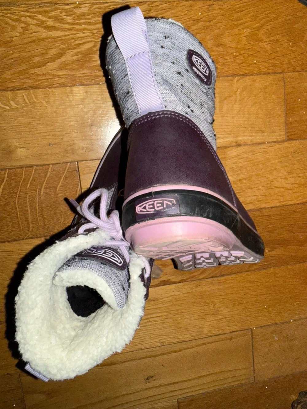 Keen Kids Purple Insulated Rain & Snow Boots